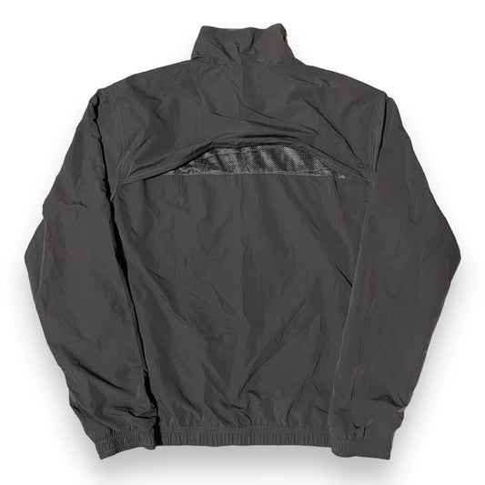 BAR LOGO TRACK JACKET - GUN METAL GREY