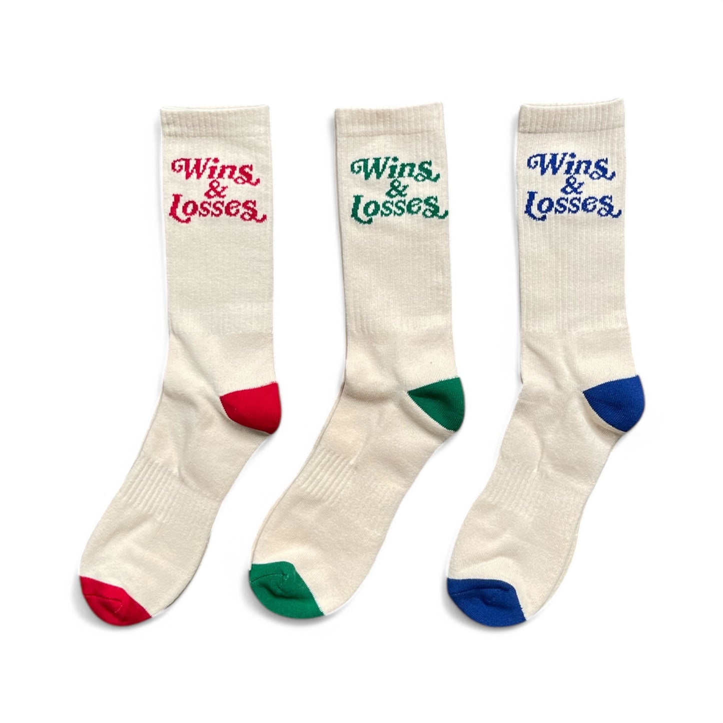 Script Logo Crew Sock