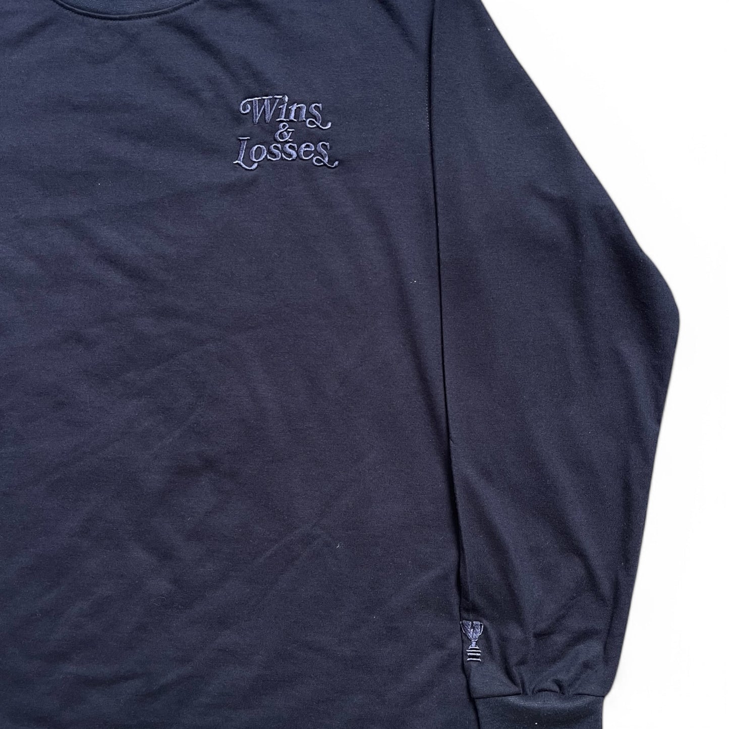 Script tonal Longsleeve Navy