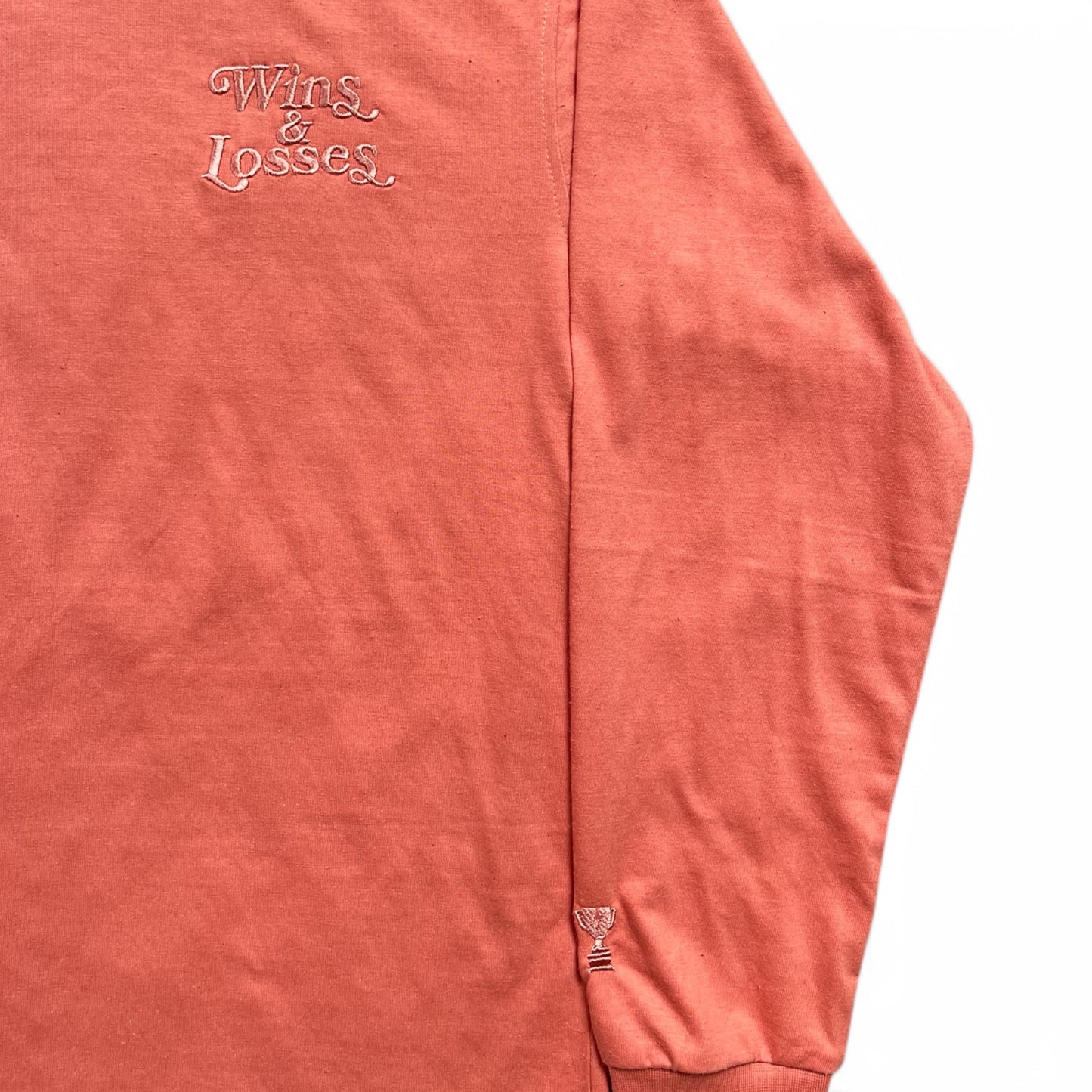 Script tonal Longsleeve Peach