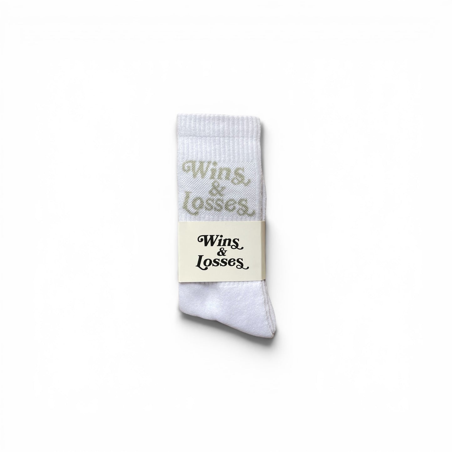 Script Logo Crew Sock