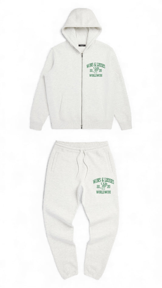 Chasing Trophies Sweatsuit Heather Grey