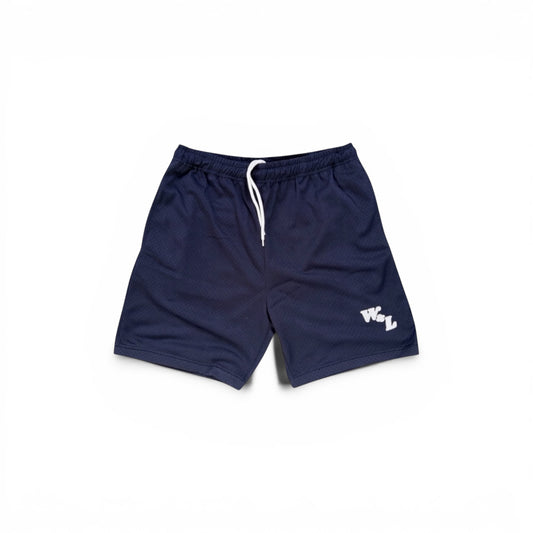 Stacked Logo Mesh Shorts