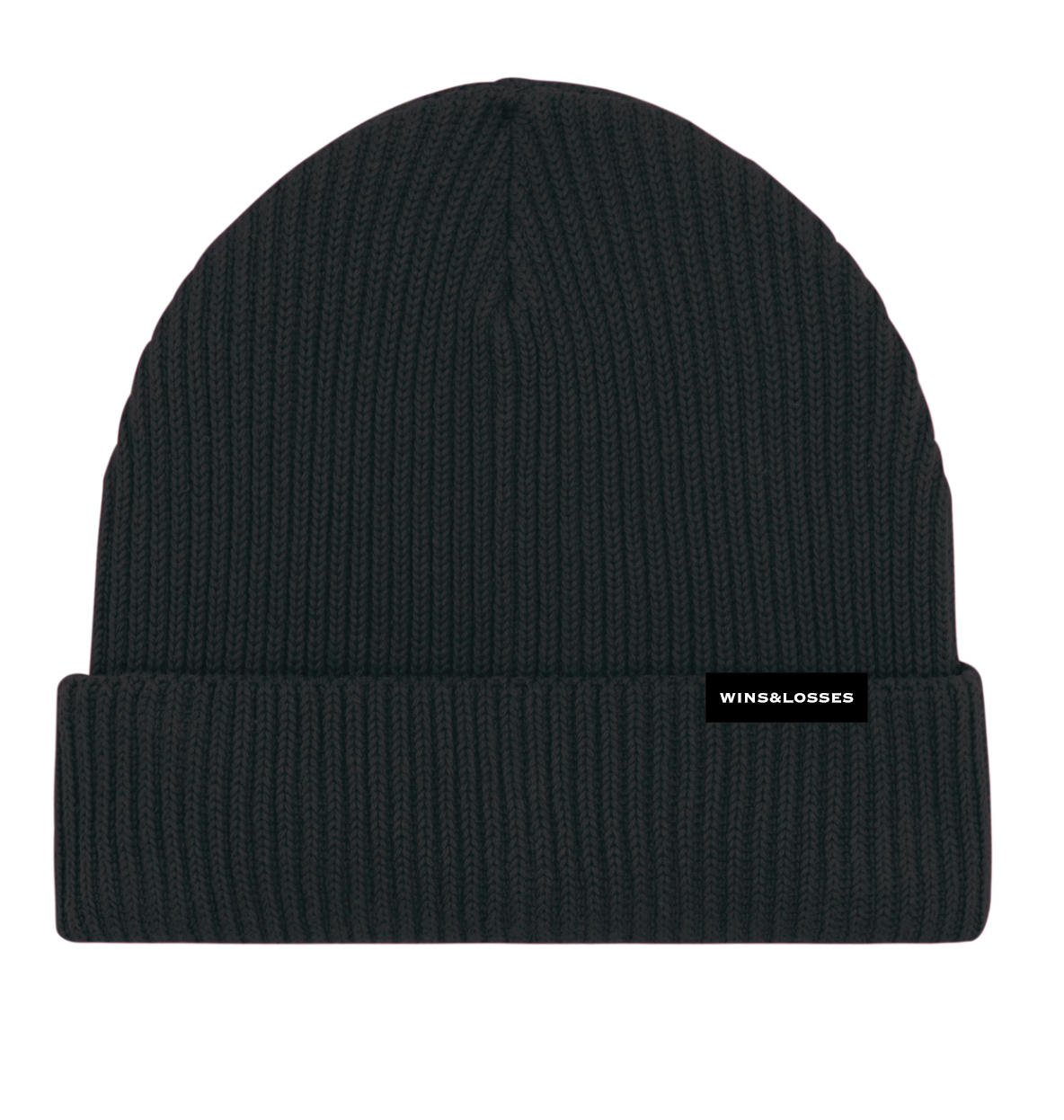 Fisherman Beanie Black