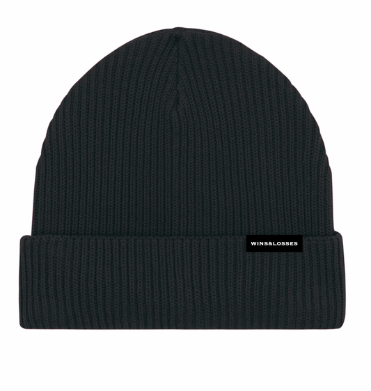 Fisherman Beanie Black