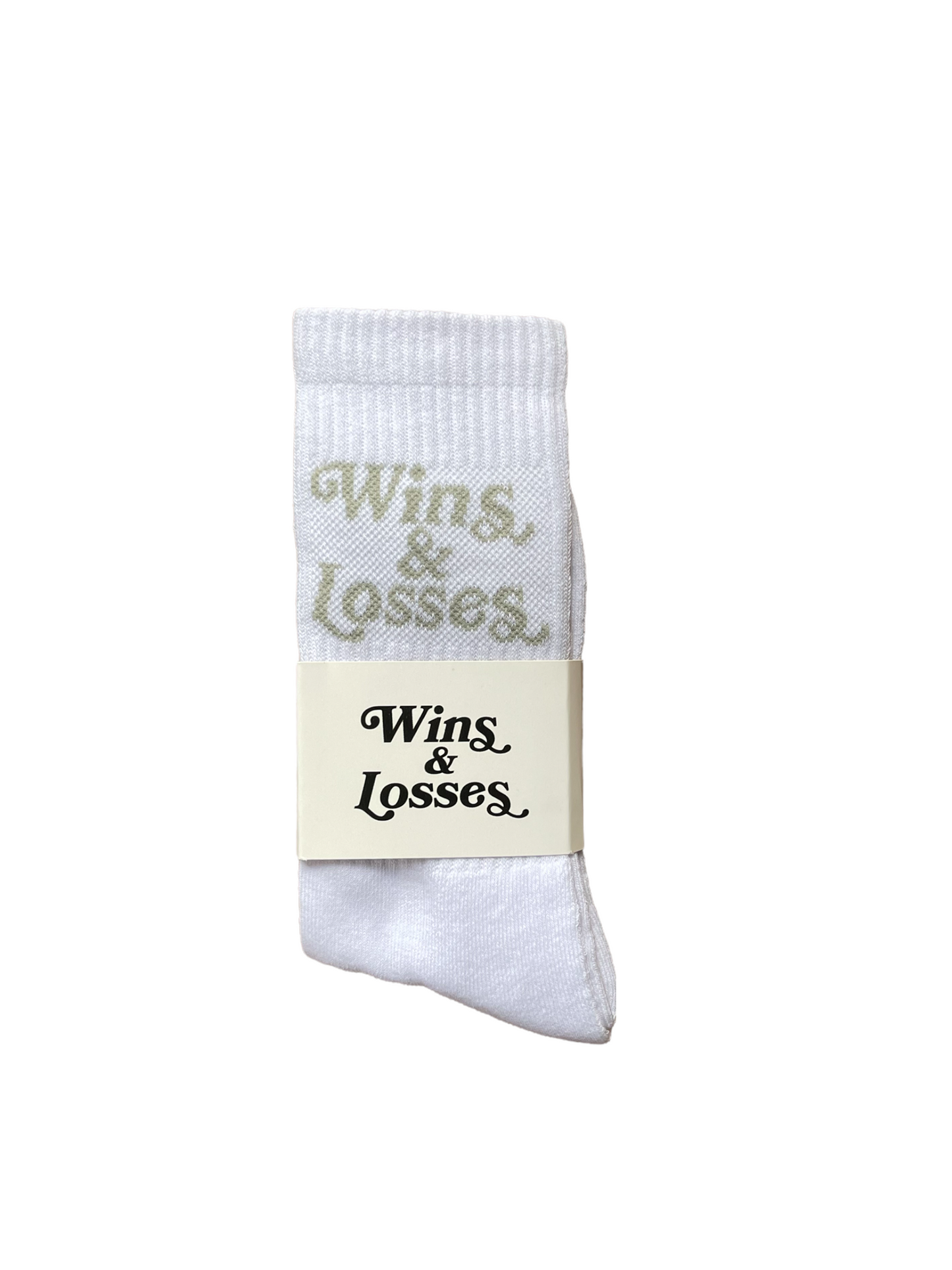 Script Logo Crew Sock