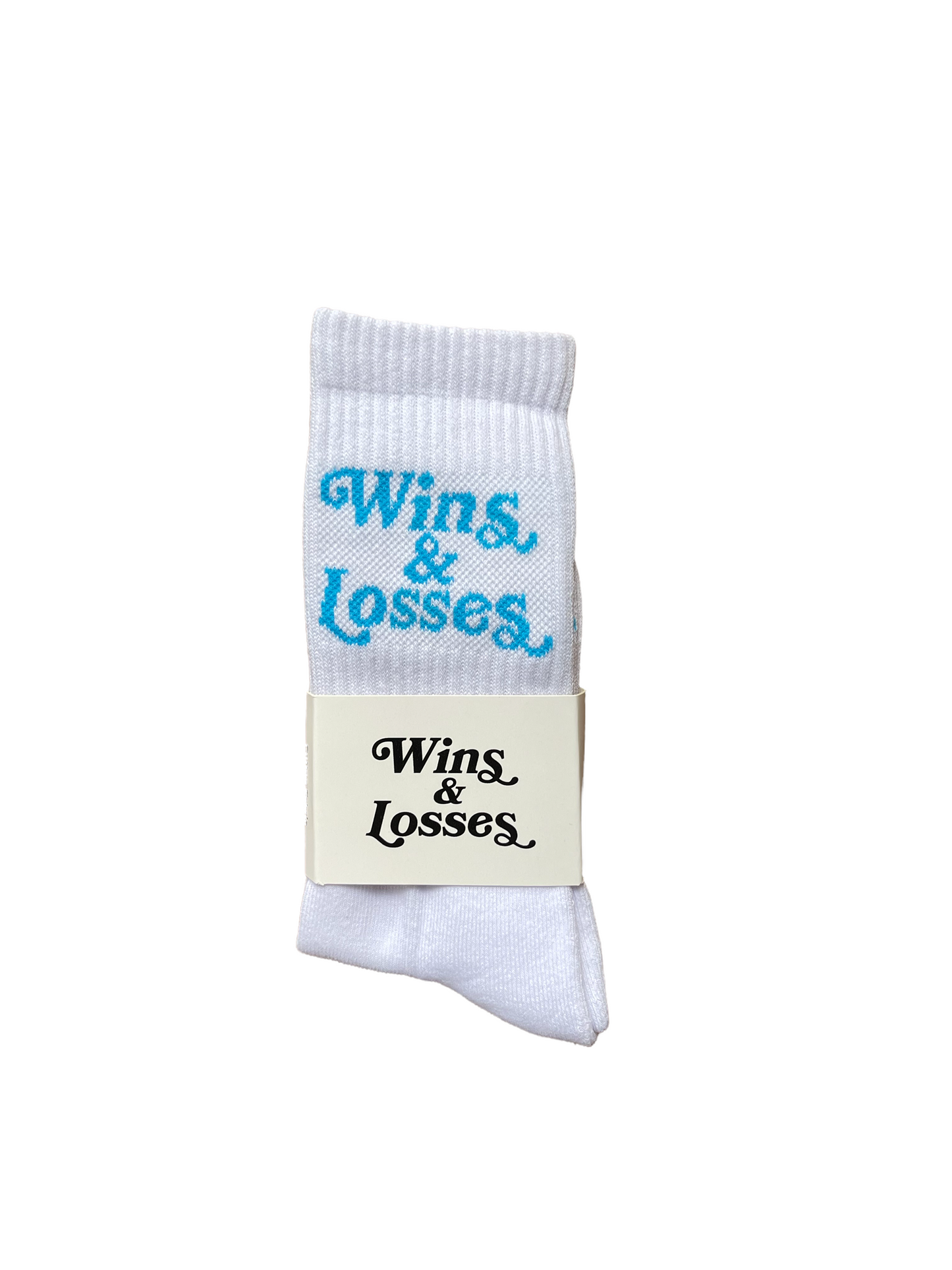 Script Logo Crew Sock